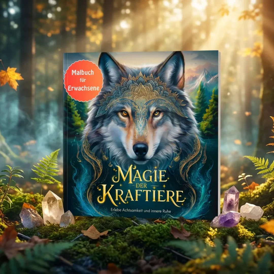Malbuch Magie der Krafttiere